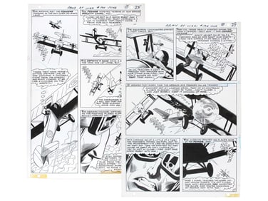Jack Abel Our Army at War #194, Two Story Pages