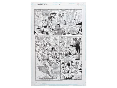 Sal Buscema Batman/Scarecrow 3D Story Page 7