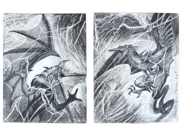 (2) David Michael Beck Fantasy Illustrations