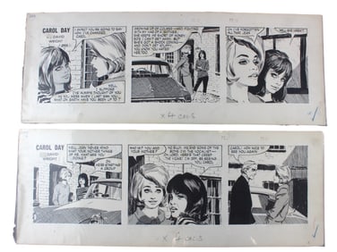 David Wright, Carol Day (5) Comic Daily Strips