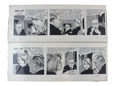 David Wright, Carol Day (6) Comic Daily Strips