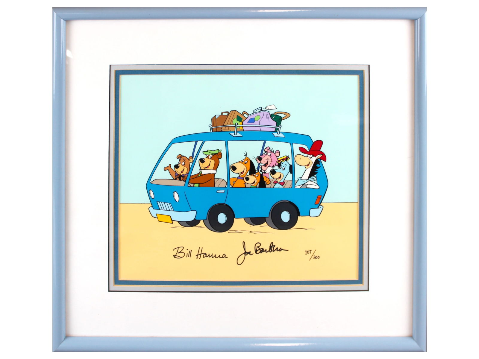 "Yogi & Friends on Bus" Signed Limited Ed Cel (1 of 1)