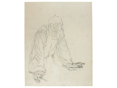 Johnny Craig, EC Vault Keeper Preliminary Orig Art