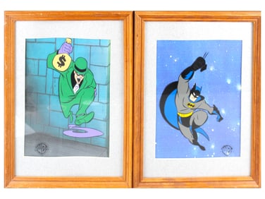 (2) Batman The Animated Series Animation Cels