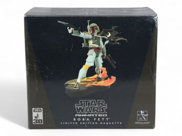 Star Wars Animated Boba Fett Ltd Ed Maquette