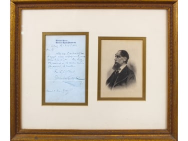 Charles Dickens Handwritten Letter (1860)