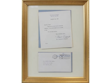 Eleanor Roosevelt Typed Letter Signed