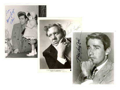 Celebrity Signed Photos with Last Names of "L": (80) Signed Photos. mostly 8' x 10" includes multiples of some of the performers. Jerry Lewis, Shari Lewis, Jay Leno, Charles Laughton, Janet Leigh, Porky Lee, Peter Lawford etc.Various sizes.