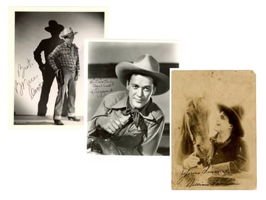(130+) Signed Photos: Western Stars C?F