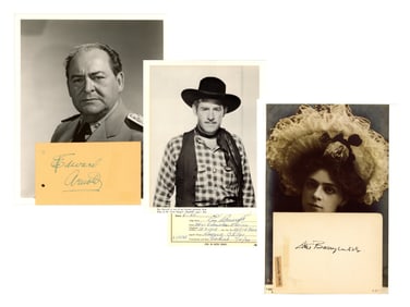 (100+) Cut Sigs w/ Photos, Letters A?B