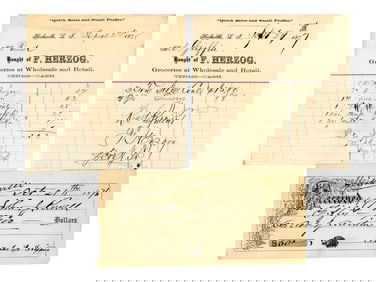 Early NY Correspondence, Letterheads, & More