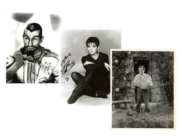 (100) Signed Photos, Celebrity Names Ending ?M?