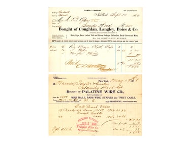 Early New York Area Business Letterheads