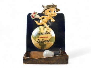 Scarce Celluloid Speedy Florist Counter Display