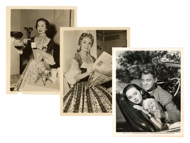 Lot of (50) Photos including Elizabeth Taylor