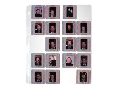 Album of Celebrity Photo Agency 35mm Color Slides: Offered is a lot of over 400, 35mm color slides from Celebrity Photo Agency, dating back to the late 1990 thru early 2000's. Loaded with stars including: Halle Berry, Claudia Schiffer, Celine Dion, Jo