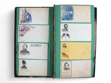 Incredible Civil War Patriotic Cover Salesman Book