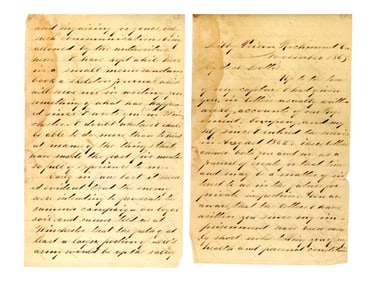 Fabulous Civil War Hand Written Journal