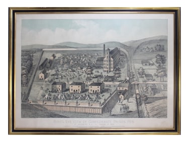 Bird's Eye View of Confederate Prison Pen