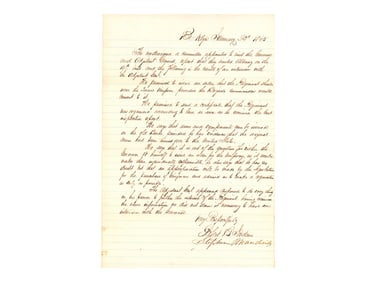 Lot of (3) Civil War Letter