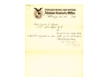 19th Century Letter and Document Lot