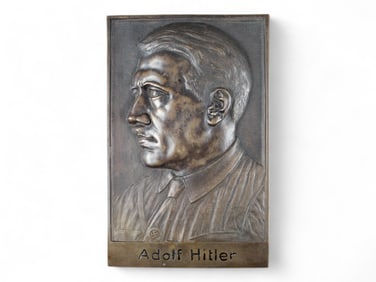 German Bronze Plaque World War Two