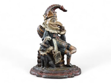 Punch Cast Iron Door Stop