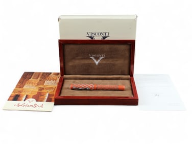 Visconti Alhambra Silver Ltd Ed Fountain Pen
