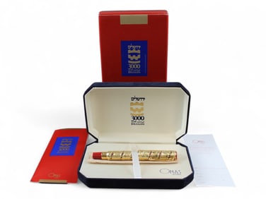 Omas Jerusalem 3000 Gold Rollerball