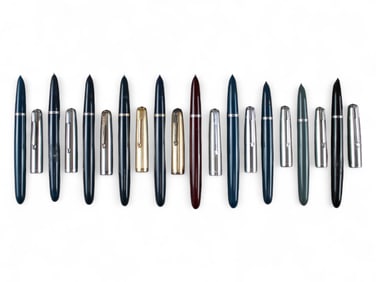 (10) Parker 51 Fountain Pens