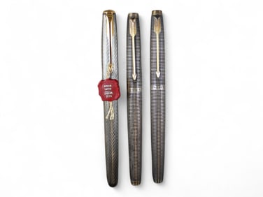 Parker 75 & Sonnet Sterling Fountain Pens
