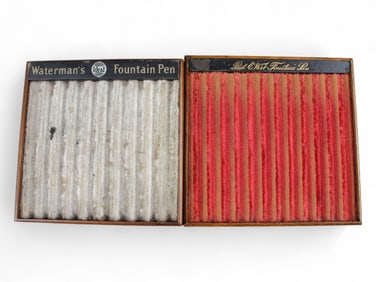 Waterman & Wirt Fountain Pen Trays