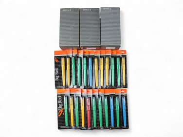 (3) Cases of NOS Carded Big Red Rollerball Pens