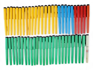 (53) Parker Big Red Rollerball Pens