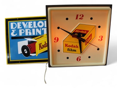 2 Piece Kodak Advertising Lot