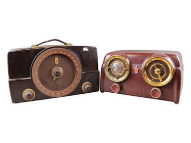 Crosley D-25 and Zenith H72521 Radios
