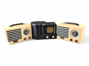 (3) Crosley Collector's Edition Radios