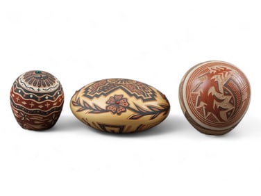(3) Glendora Fragua Seed Pots