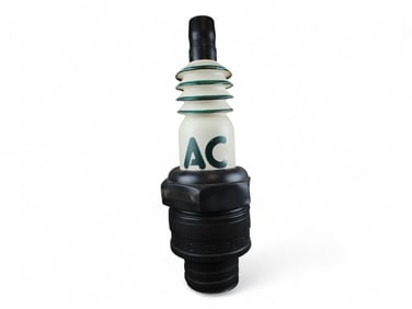 Large Plastic AC Spark Plug Advertisement Display
