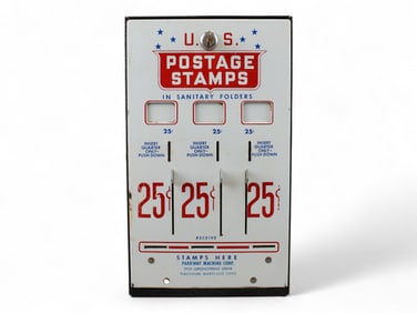 25 Cent U.S. Postage Stamp Vending Machine