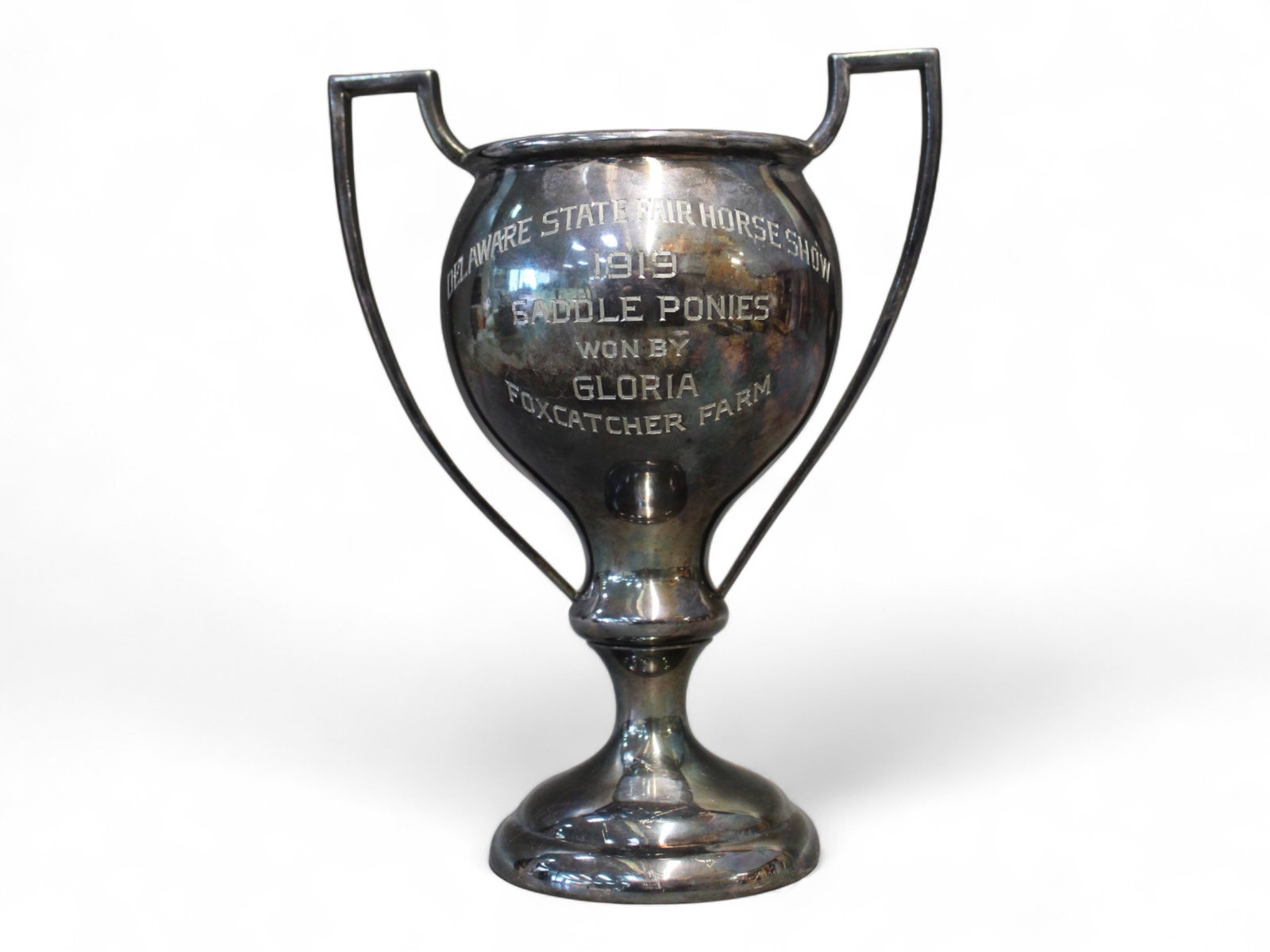 1919 Delaware State Fair Saddle Ponies Trophy, Dupont Family (1 of 5)