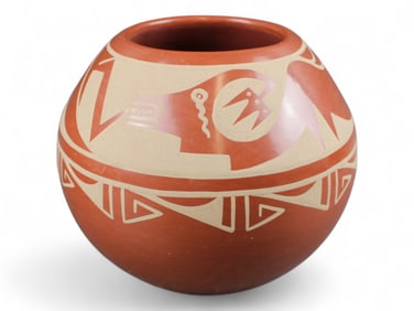 Erik Fender (Thn Tside'h) Redware Pot
