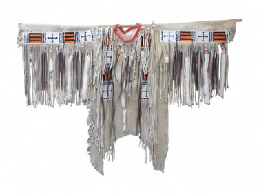 Vintage Native American Beaded War Shirt
