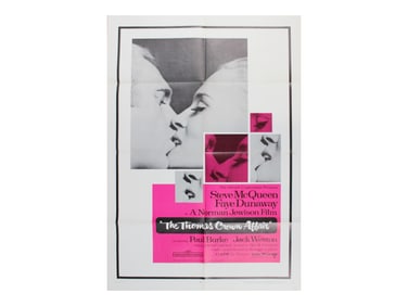 The Thomas Crown Affair, 1968 One Sheet Poster