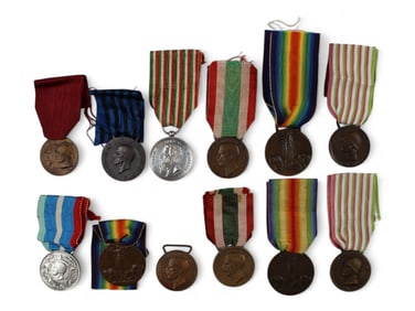 Italy Medals Unification through WWII