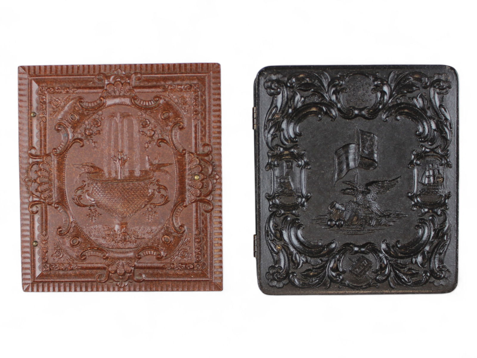 (2) 1/6th Plate Union Cases (1 of 3)