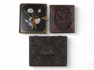 (3) Photographic cases with Images of Children