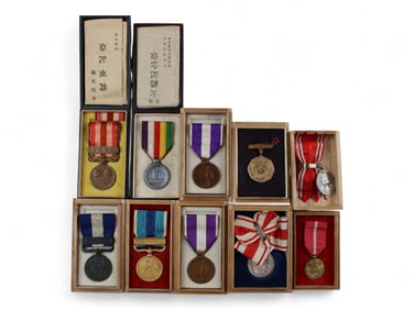Japan Medals in Original Issue Cases