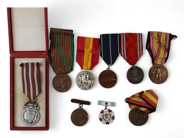 Military Medals Spanish Civil War, WWII Etc.