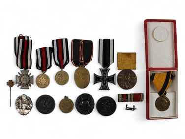WWI Germany & Austria Medals, Pins, & Badges